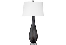 bsmt black table lamp   