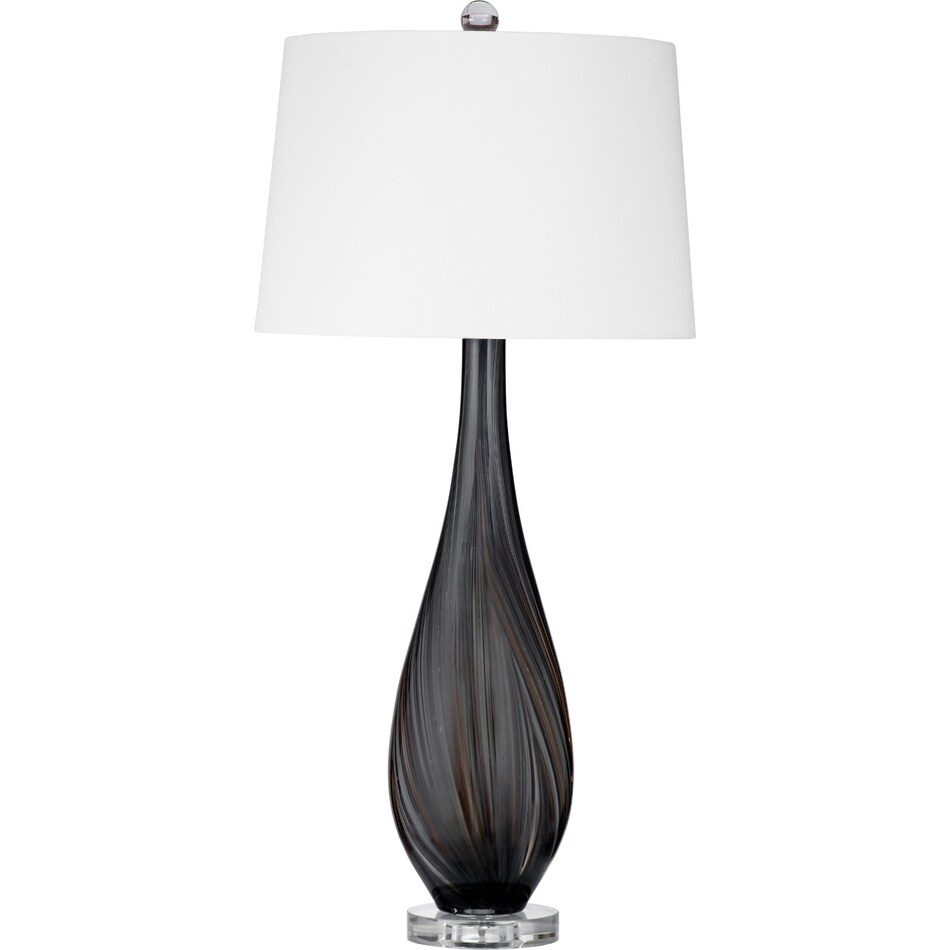 bsmt black table lamp   