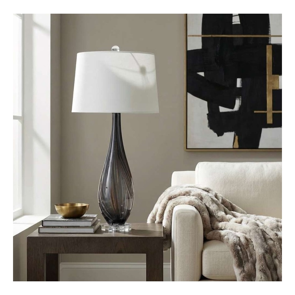 bsmt black table lamp   