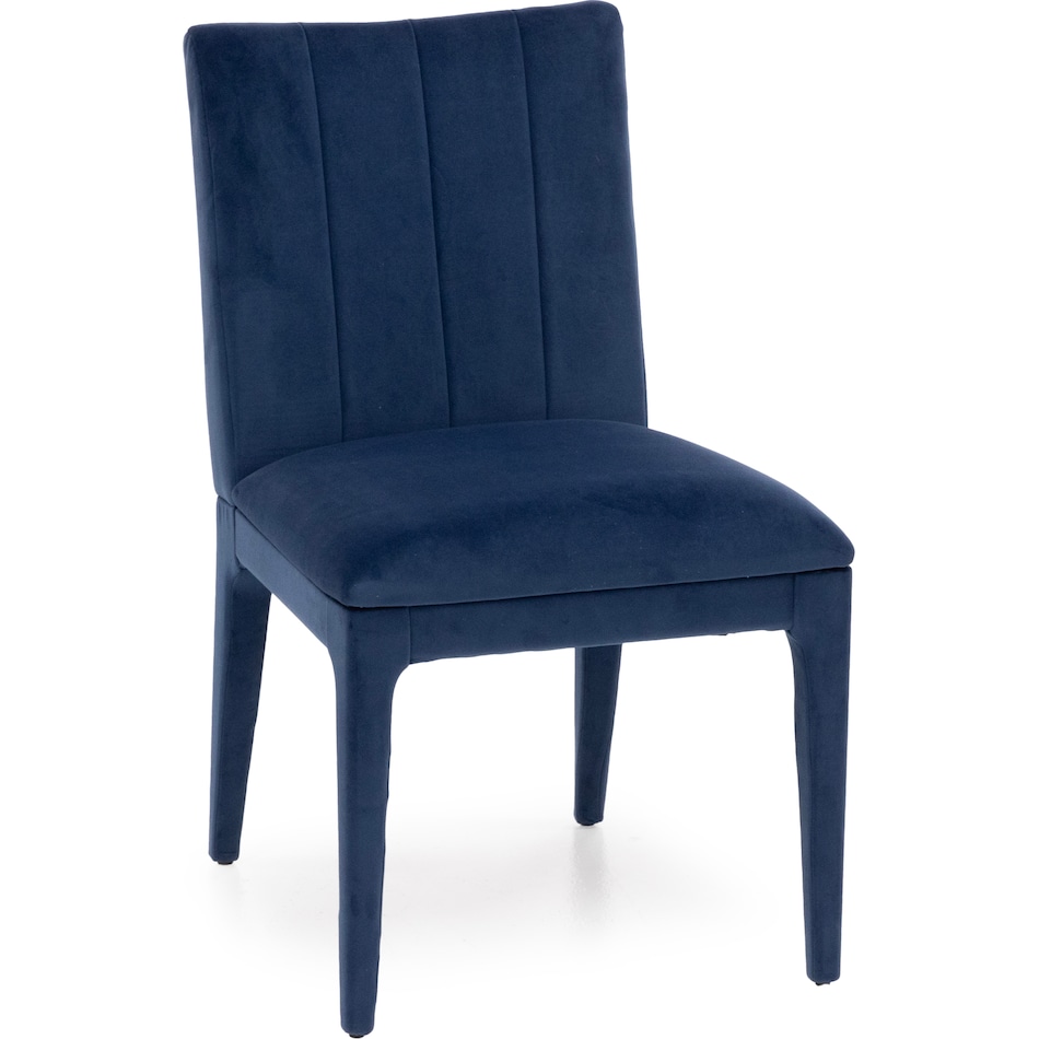 bsmt blue inch standard seat height side chair   