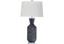 bsmt blue table lamp   