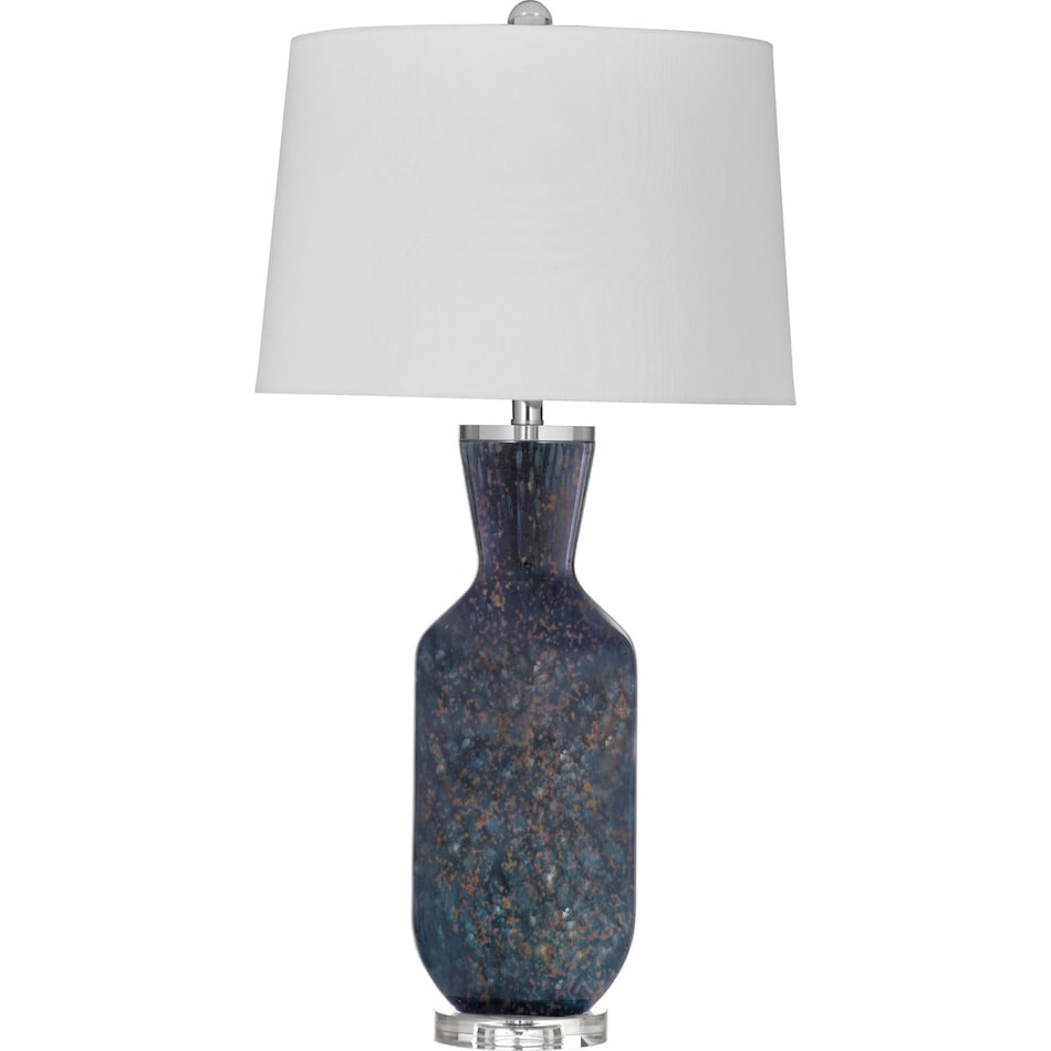 bsmt blue table lamp   