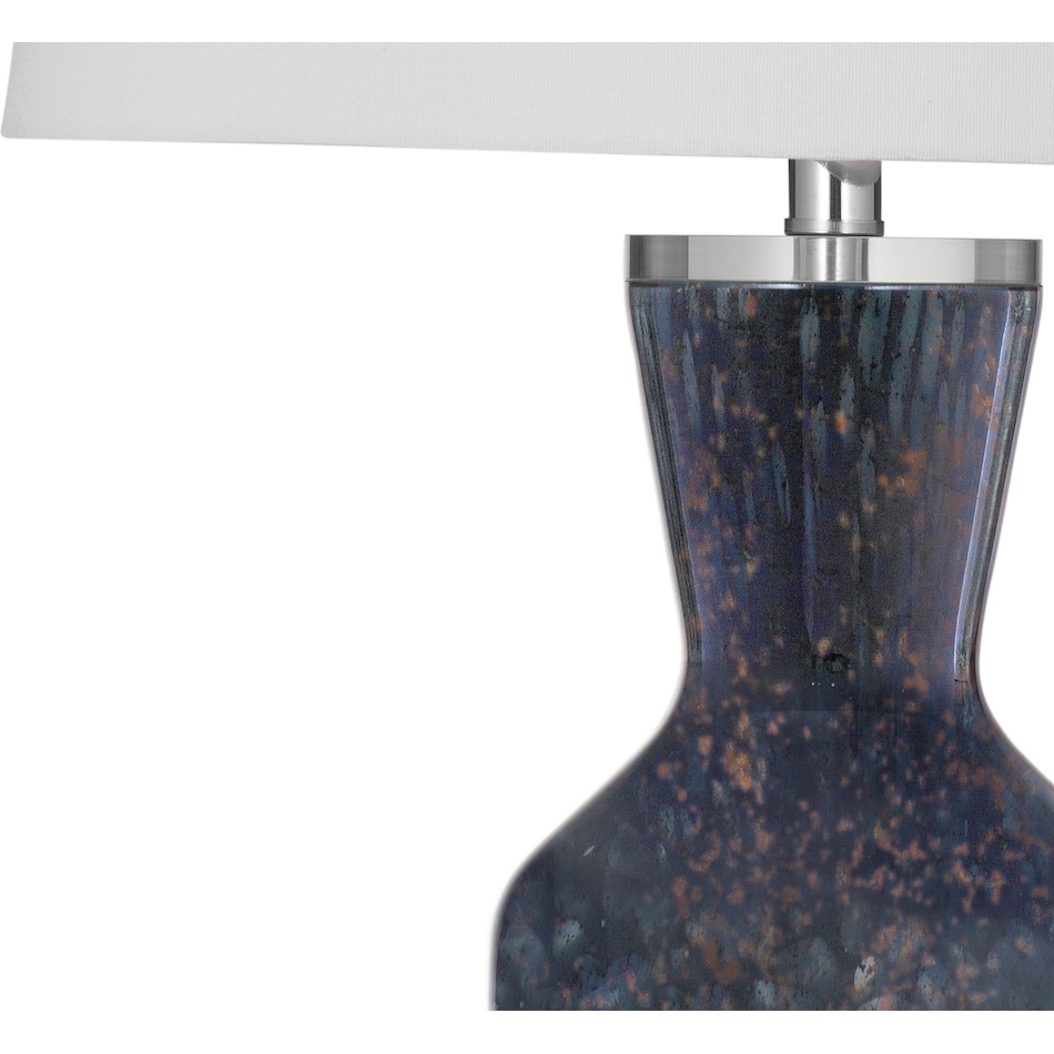 bsmt blue table lamp   