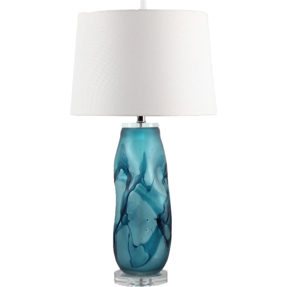 bsmt blue table lamp   