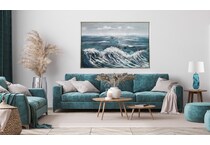 bsmt blue table lamp   