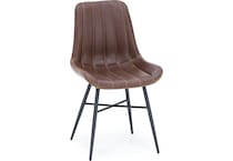 bsmt brown inch standard seat height side chair   