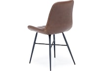 bsmt brown inch standard seat height side chair   