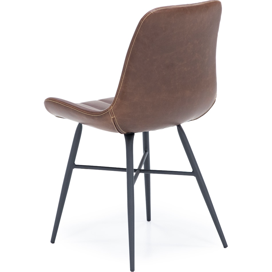 bsmt brown inch standard seat height side chair   
