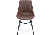 bsmt brown inch standard seat height side chair   