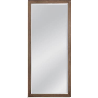 Weathered Barn Beveled Leaner Mirror 35"W x 77"H