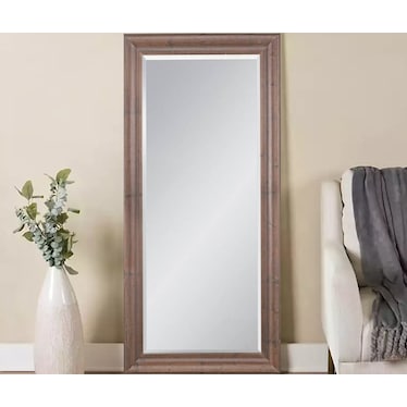 Rustic Barn Beveled Leaner Mirror 38"W x 80"H