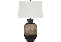 bsmt brown table lamp   