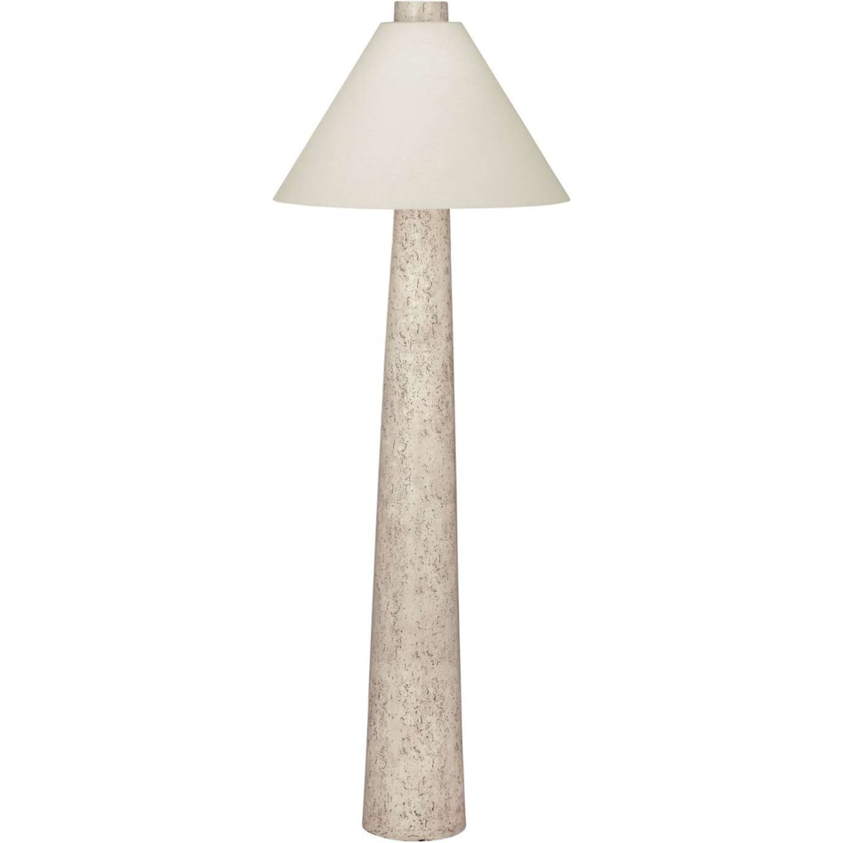 bsmt cream floor lamp   