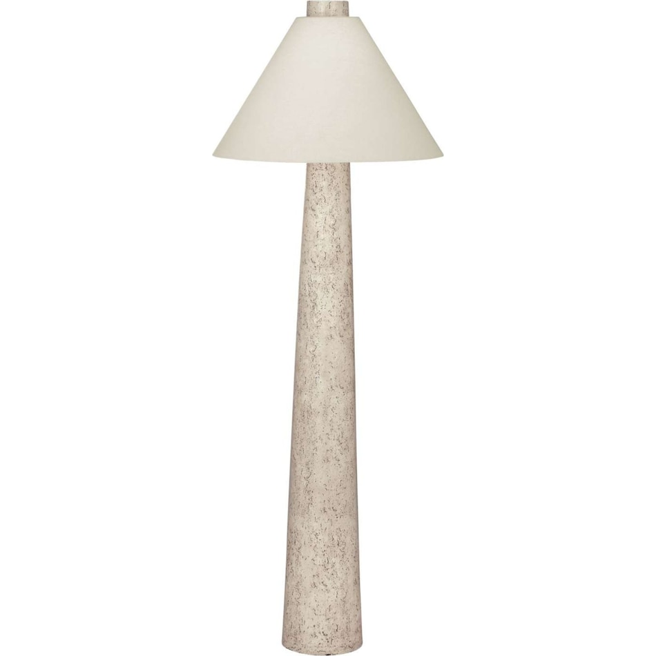 bsmt cream floor lamp   