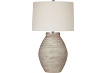 bsmt cream table lamp   