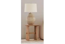 bsmt cream table lamp   