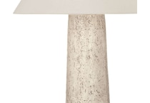 bsmt cream table lamp   