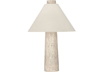 bsmt cream table lamp   