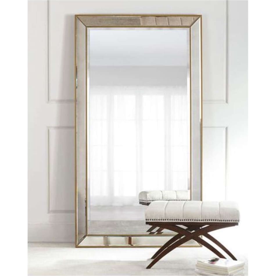 bsmt gold leaner mirror   