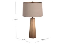 bsmt gold table lamp   