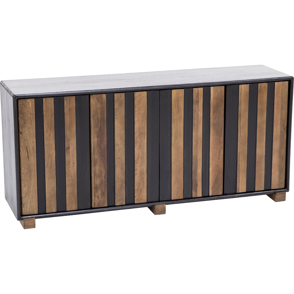 bsmt mica black brown buffet server sideboard   