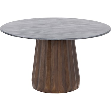 Mica 54" Round Marble Dining Table