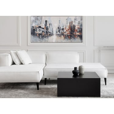 City Scape Framed Canvas 60"W x 30"H