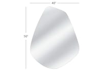 bsmt silver wall mirror   