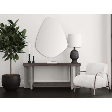 Asymmetrical Mirror 40"W x 50"H