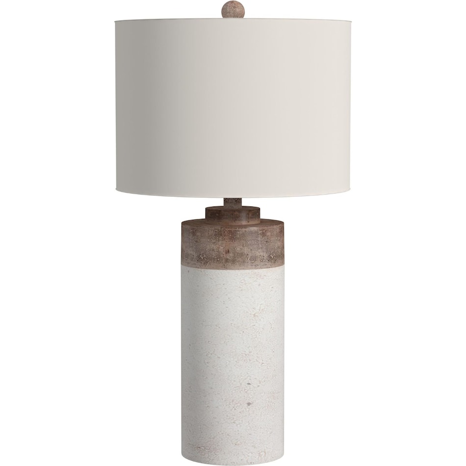 bsmt white table lamp   