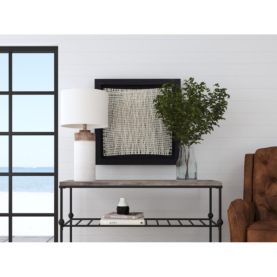 bsmt white table lamp   