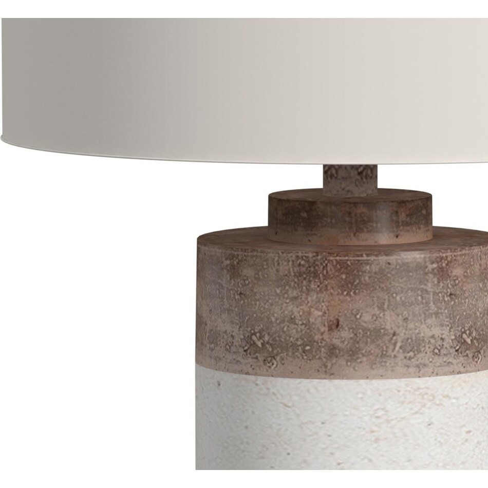 bsmt white table lamp   