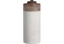 bsmt white table lamp   