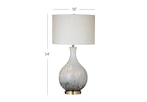 bsmt white table lamp   