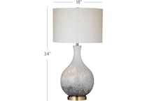 bsmt white table lamp   