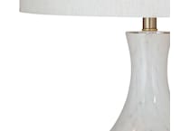 bsmt white table lamp   