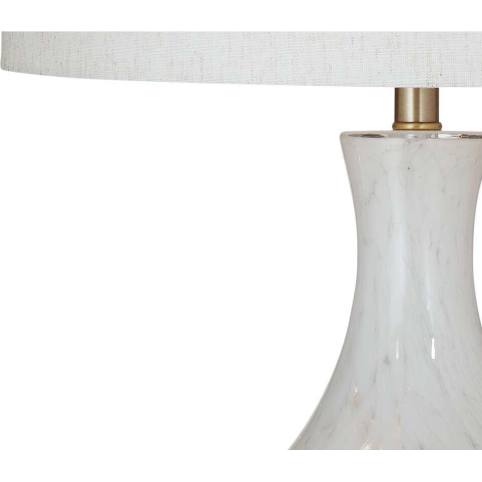bsmt white table lamp   