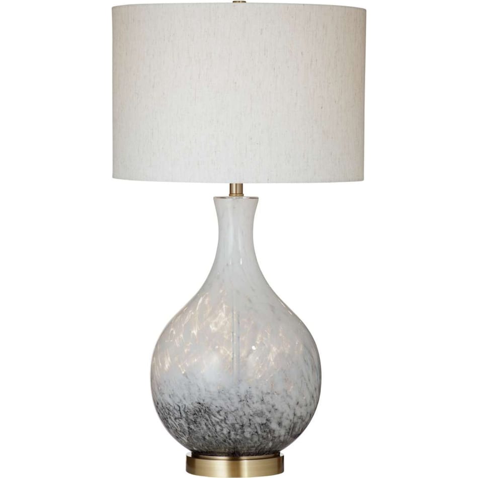 bsmt white table lamp   