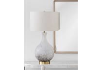 bsmt white table lamp   