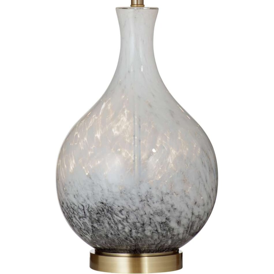 bsmt white table lamp   