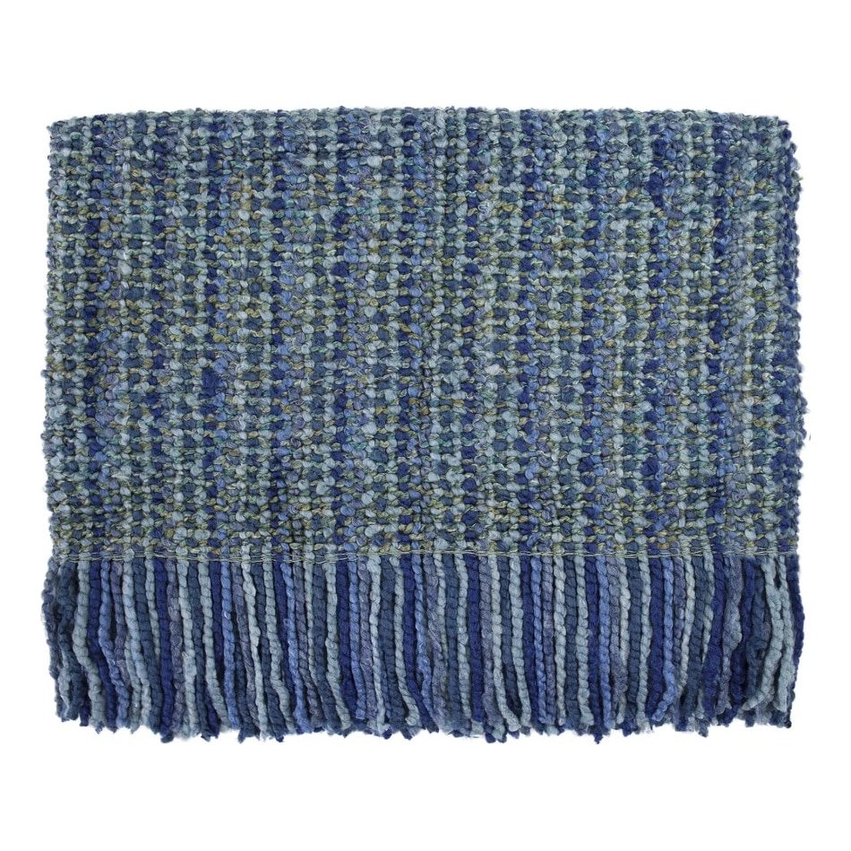 bunk blue afghans   