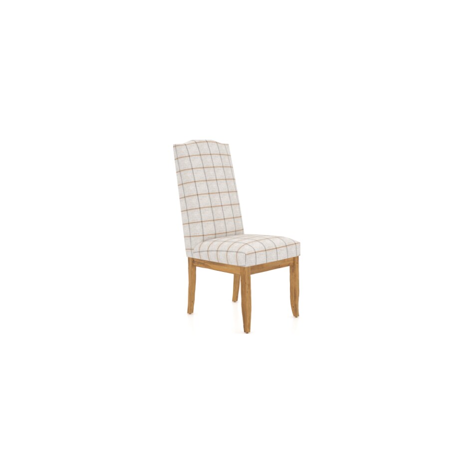 canadel furniture  honey washed   oz fabric inch standard seat height side chair   