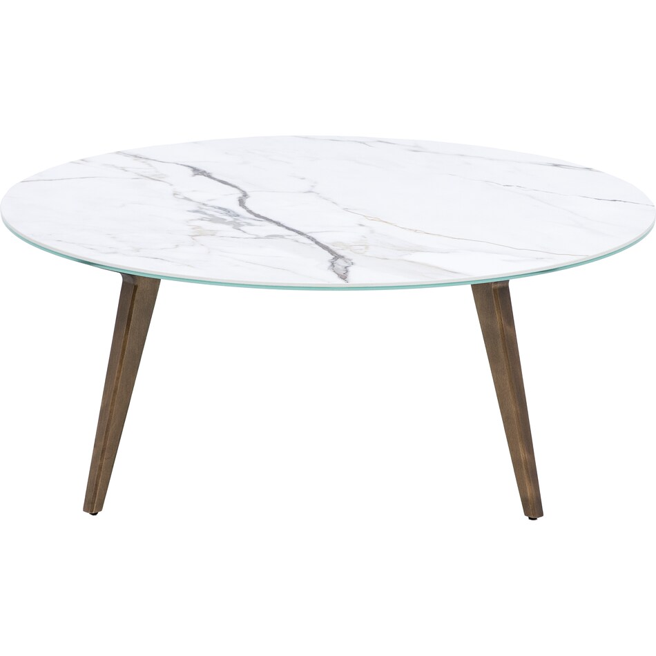canadel furniture  pecan washed   porcelain top in w shell cocktail table vog  