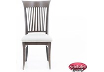 canadel furniture brown inch standard seat height side chair  image   