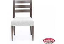 canadel furniture brown inch standard seat height side chair  image   