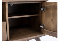 canadel furniture brown console vog  
