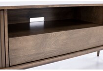 canadel furniture brown console vog  