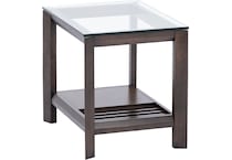 canadel furniture brown end table fus  
