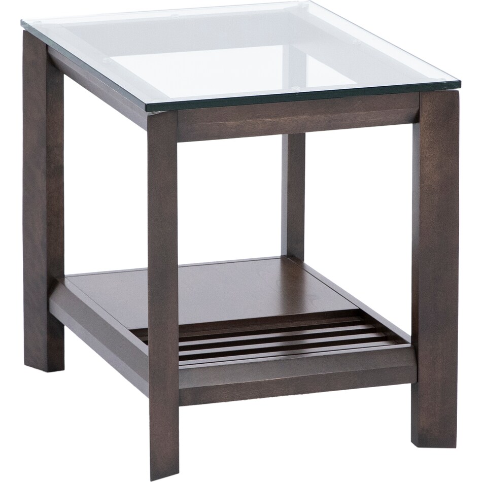 canadel furniture brown end table fus  
