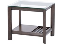 canadel furniture brown end table fus  